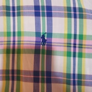 Ralph lauren, mens short sleeve button up, classic fit, size large